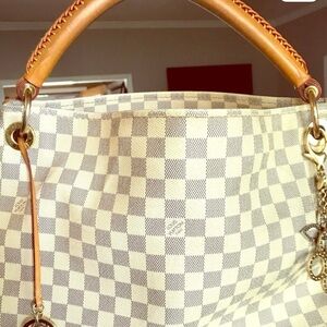 Checkered Designer Tote Bag